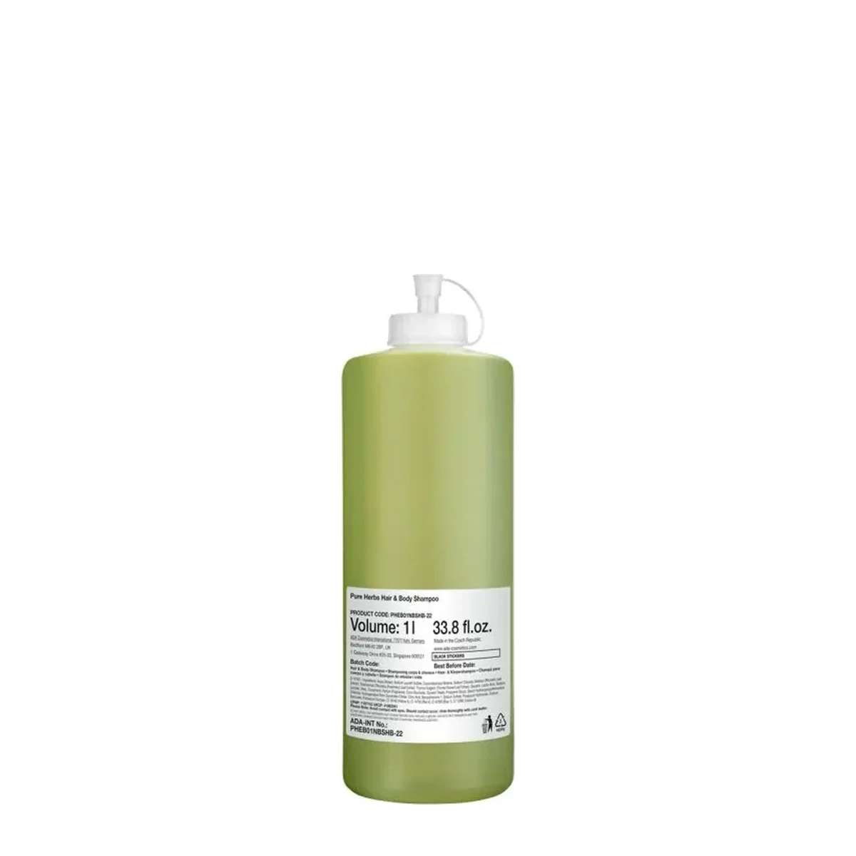 Rezervă șampon păr și corp, rezervă, 1 l
