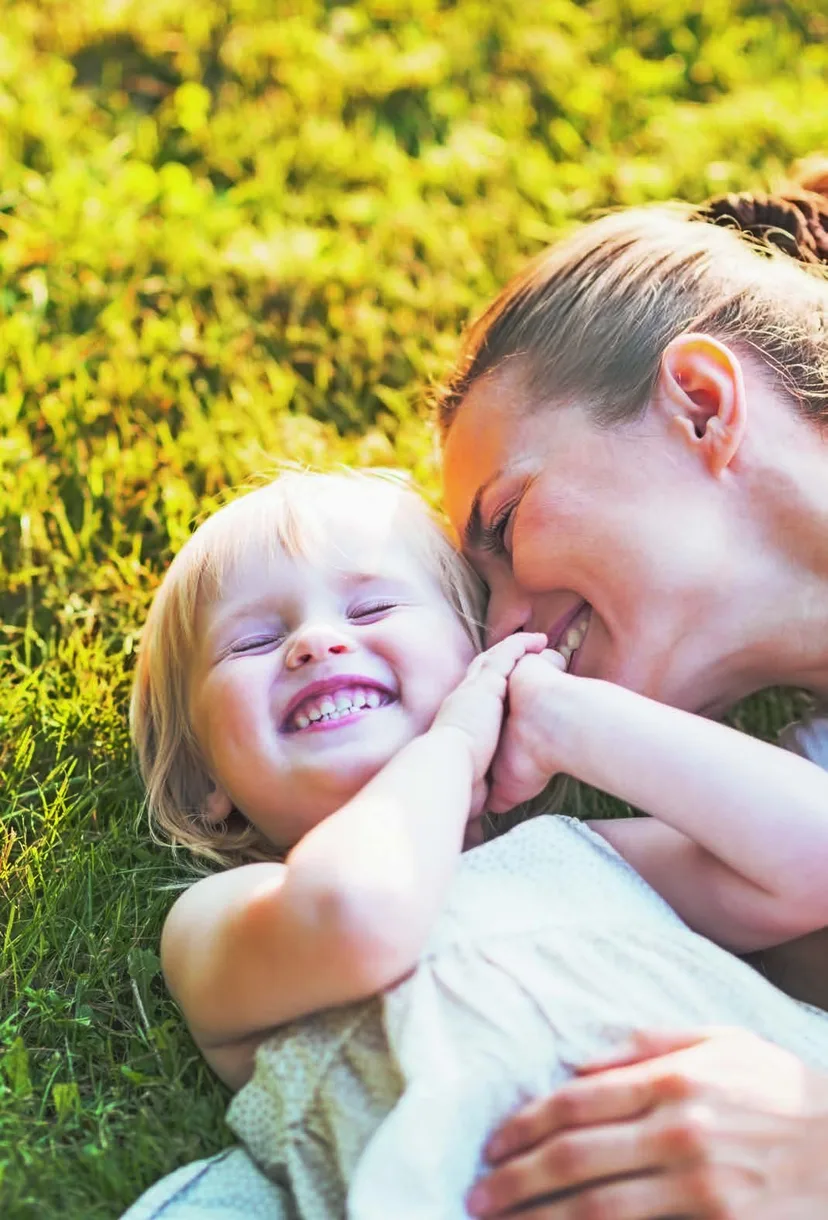 Mother and child — gentle care, image from the ADA Cosmetics 2026 catalogue