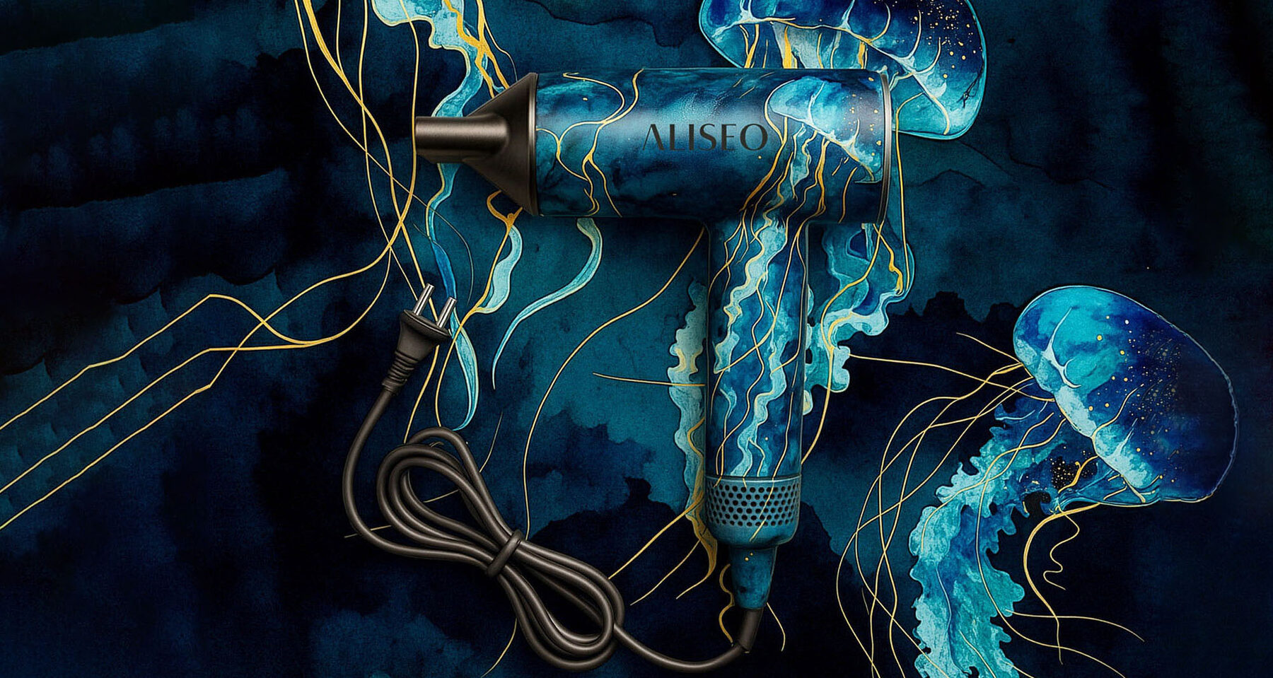 Aliseo VENTO Brushless hair dryer with Color Skin finish