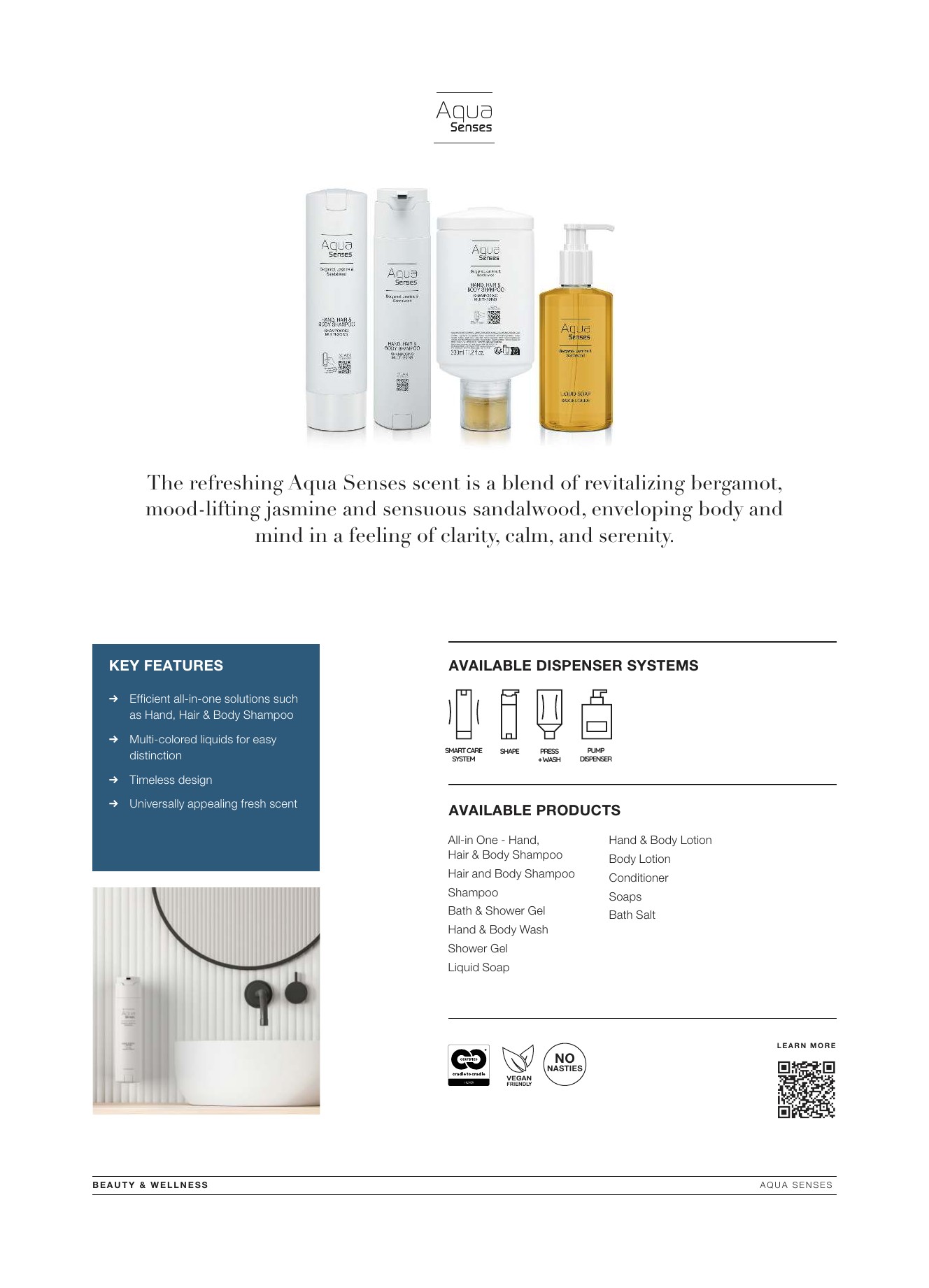 Fișa de brand Aqua Senses — pagina 2