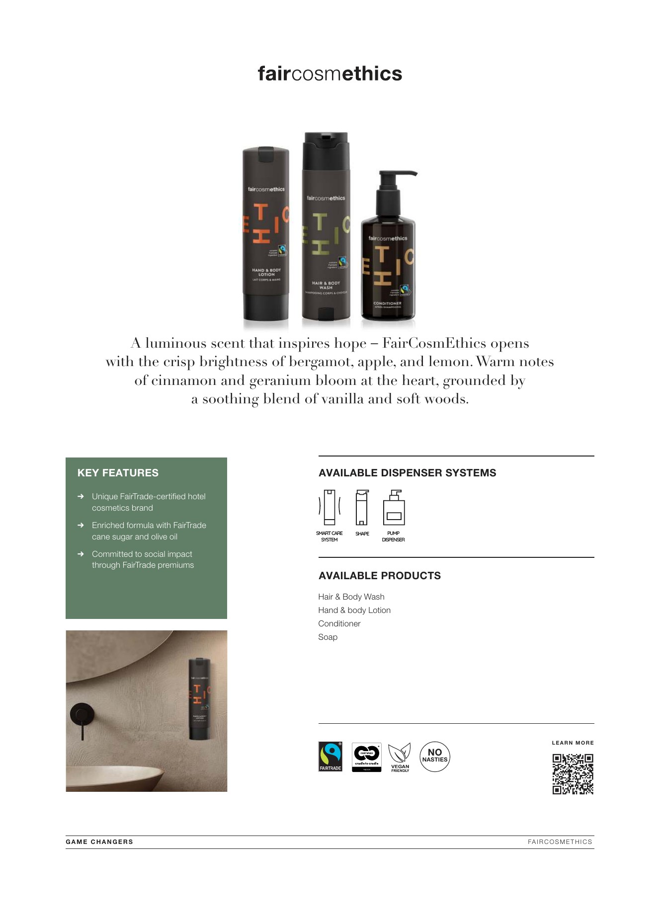 Faircosmethics brand card — page 2