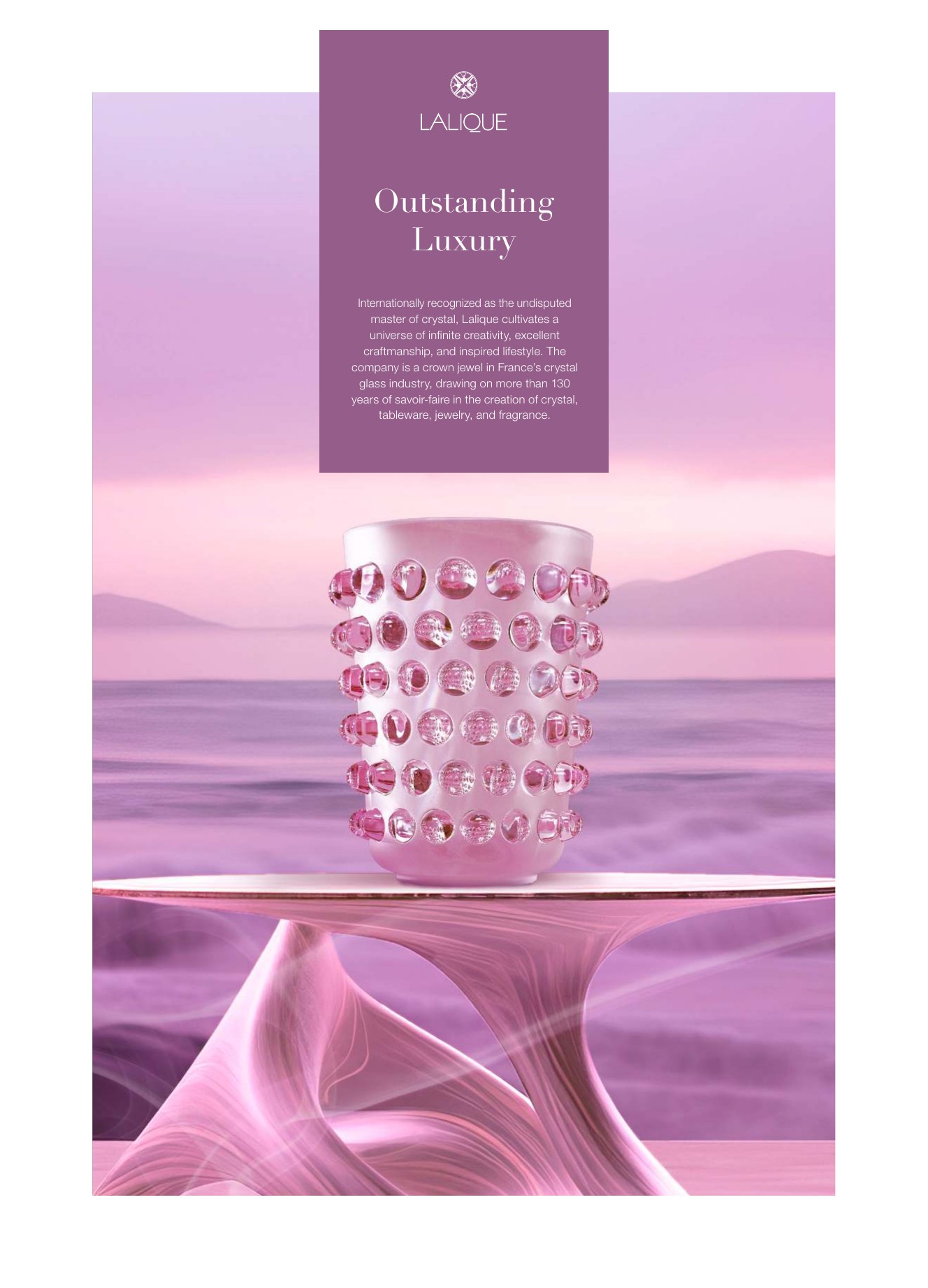 Lalique brand card — cover