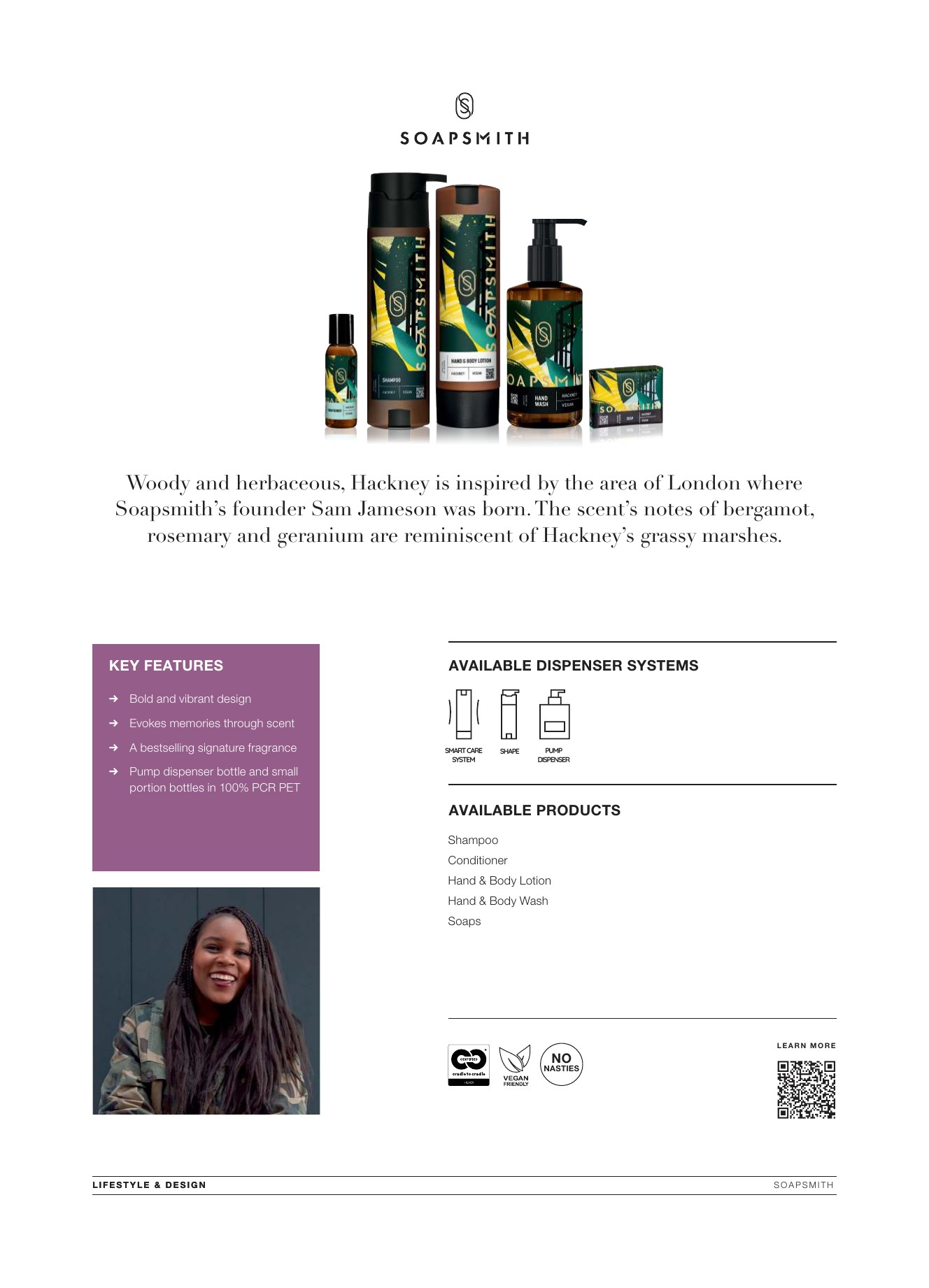 Soapsmith brand card — page 2