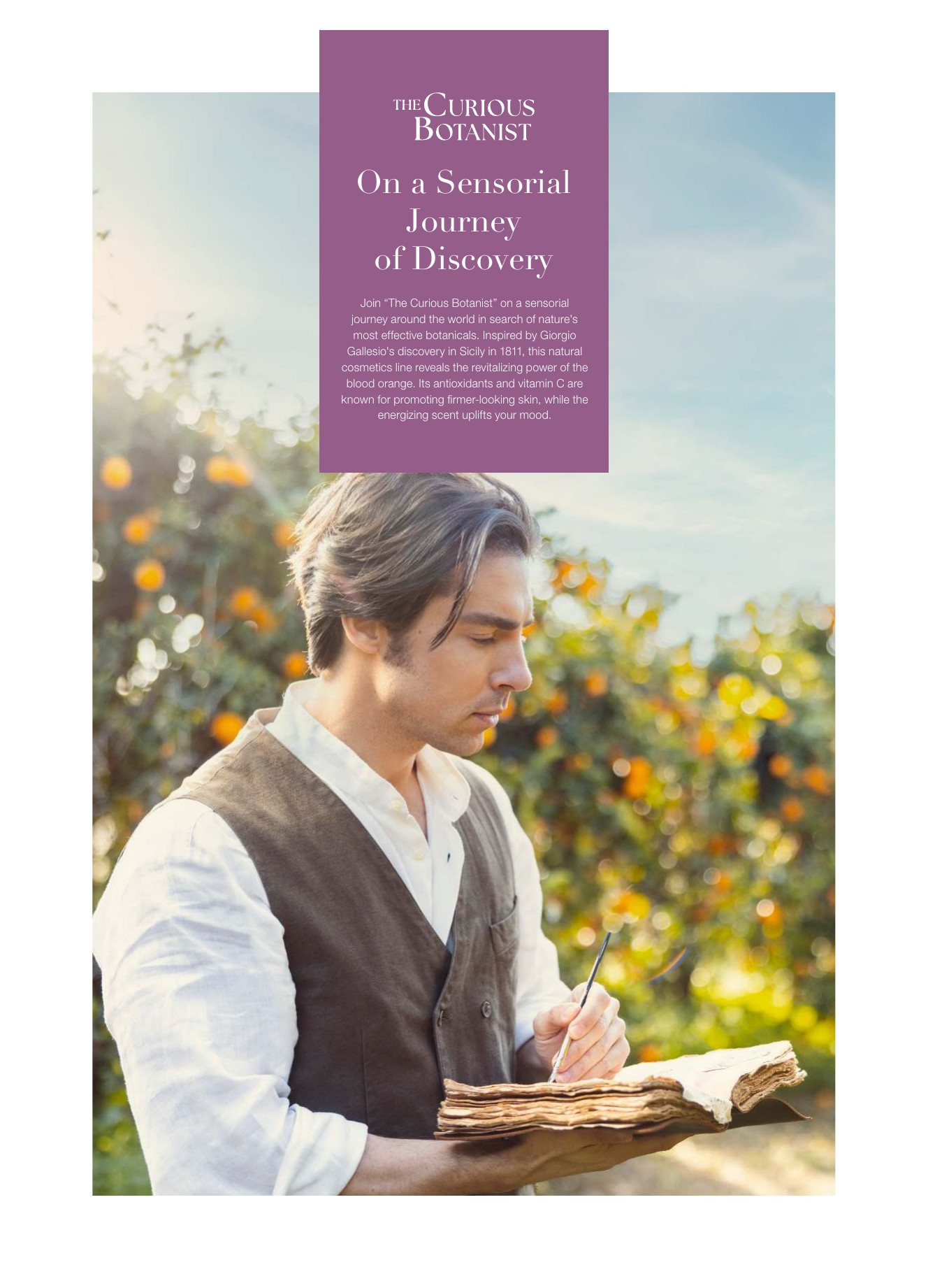 The Curious Botanist brand card — cover