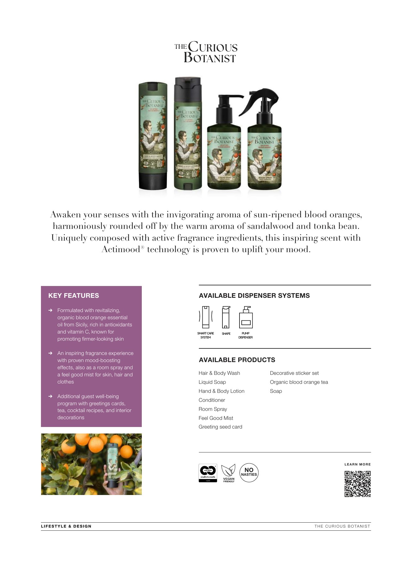 The Curious Botanist brand card — page 2
