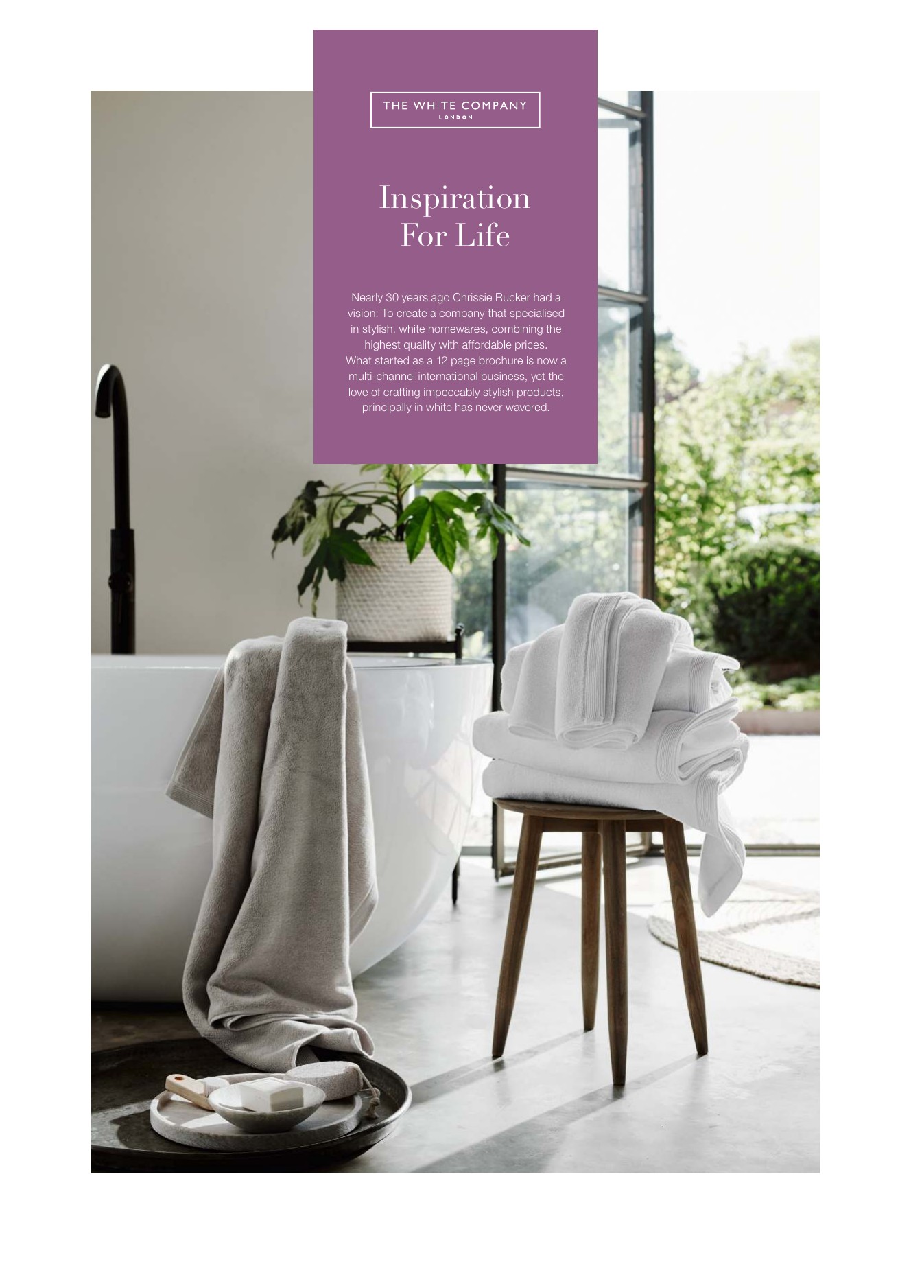 Fișa de brand The White Company — copertă