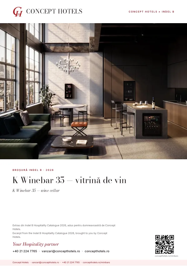 Cover of the Indel B brochure K Winebar 35