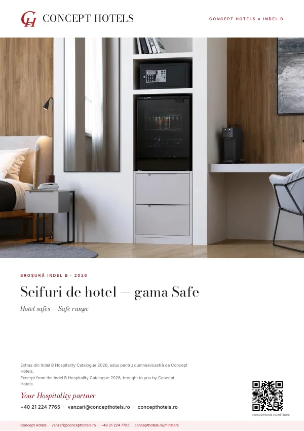 Cover of the Indel B brochure Safes