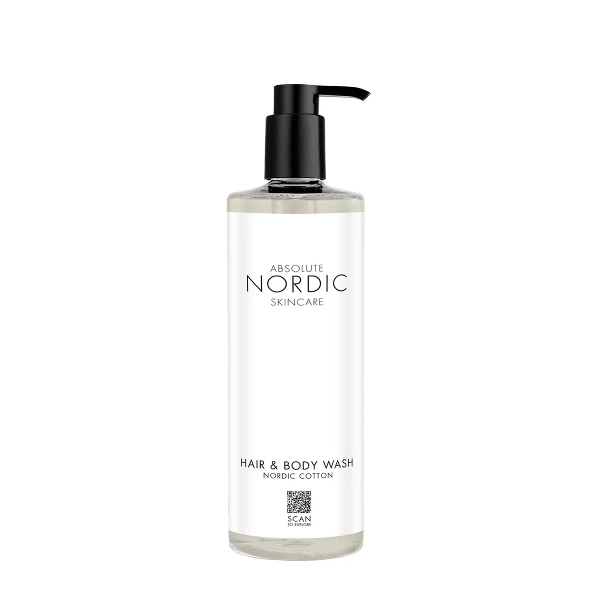 Șampon păr și corp Absolute Nordic Skincare, dozator Pump, 500 ml