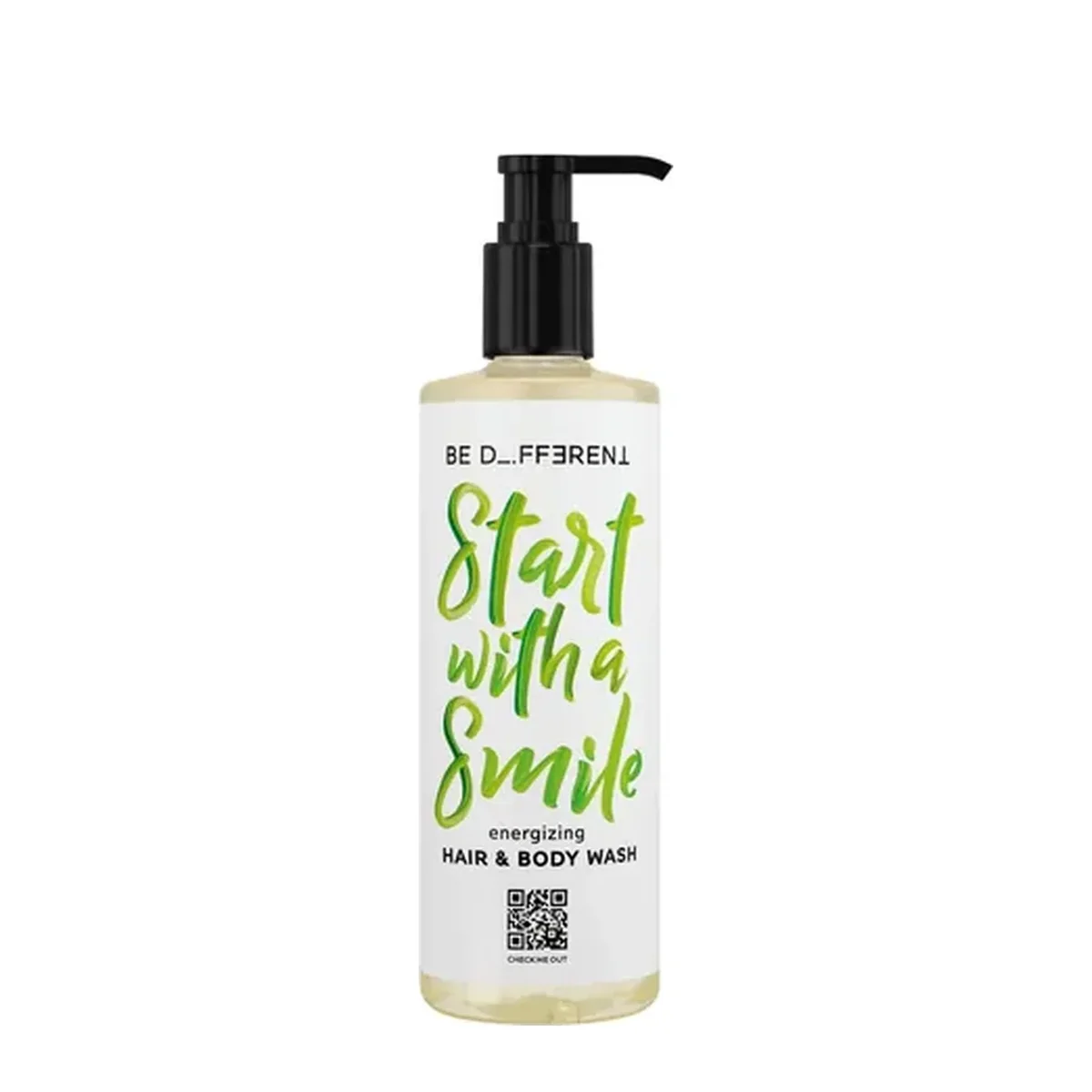 Șampon păr și corp Be Different, dozator Pump, 500 ml