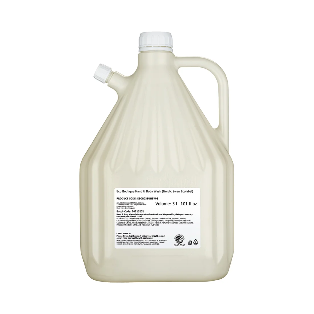 Rezervă gel de spălare mâini și corp, rezervă, 3 l