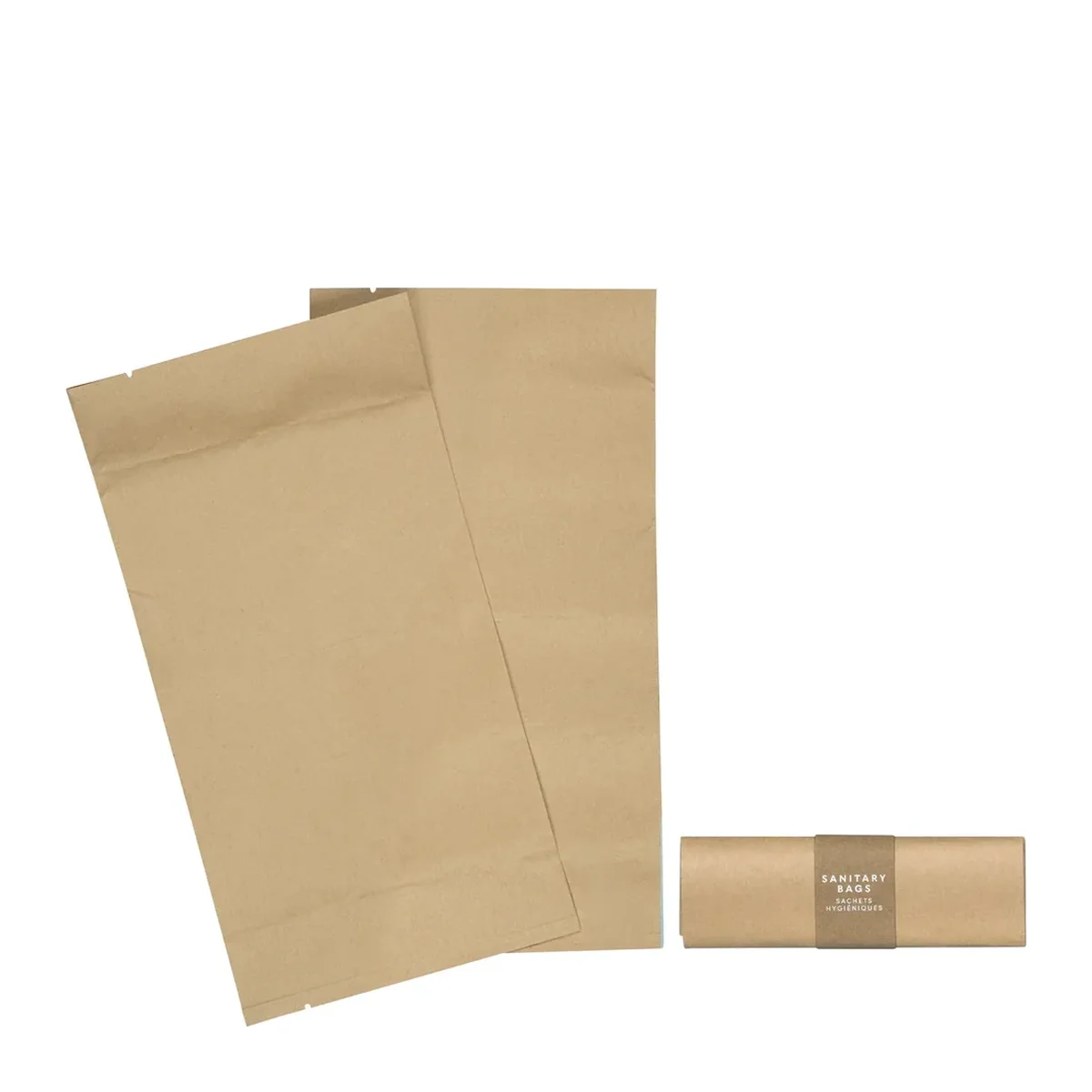Sanitary Bags, paper, roll of bags