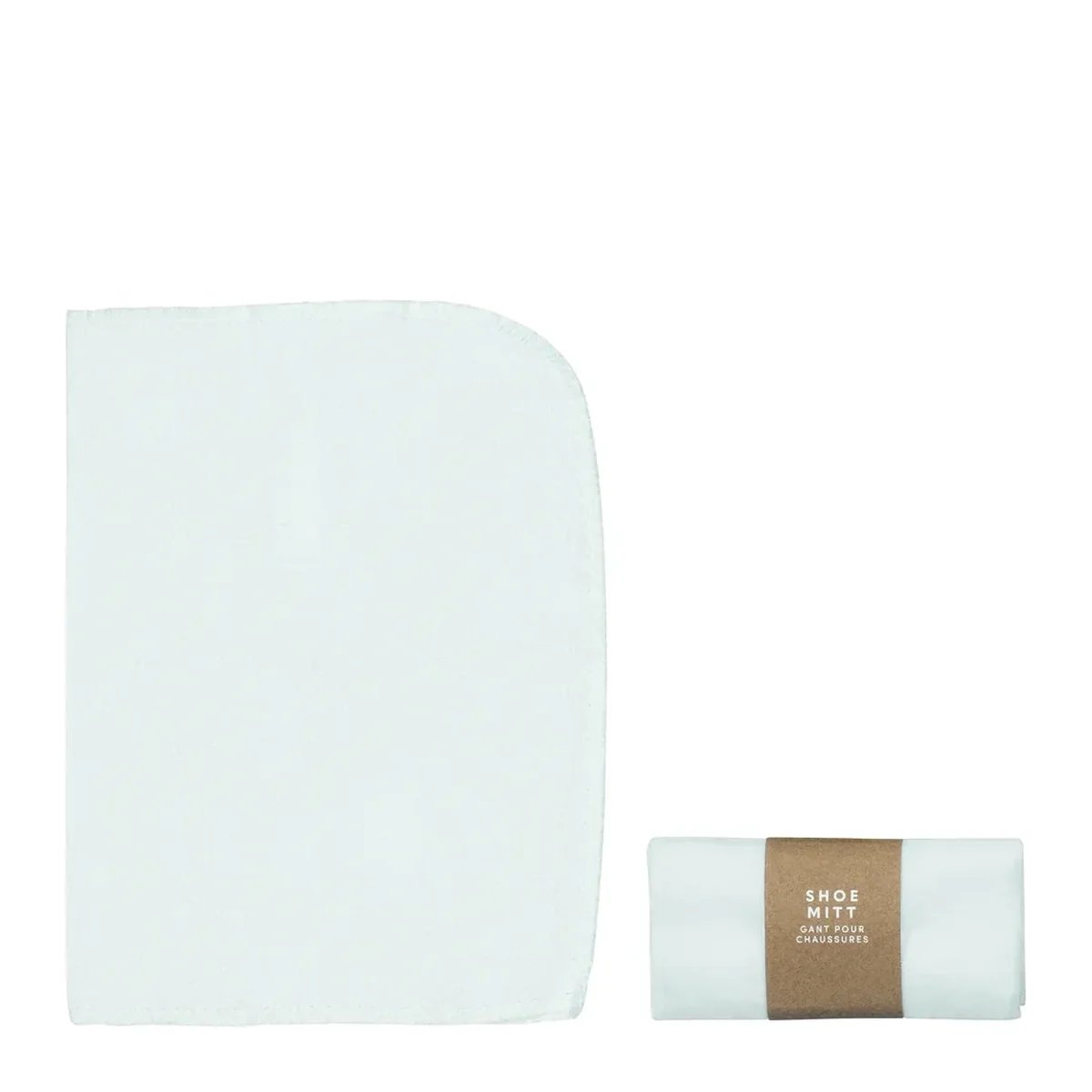 Shoe Mitt, cotton, paper band