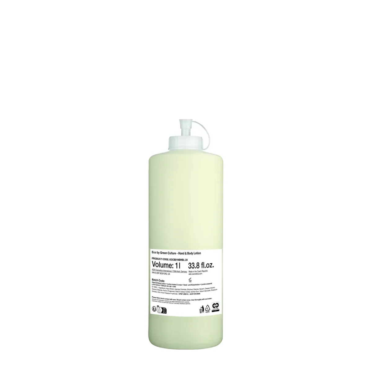 Eco by Green Culture Hand & Body Lotion, Refill, 1 l