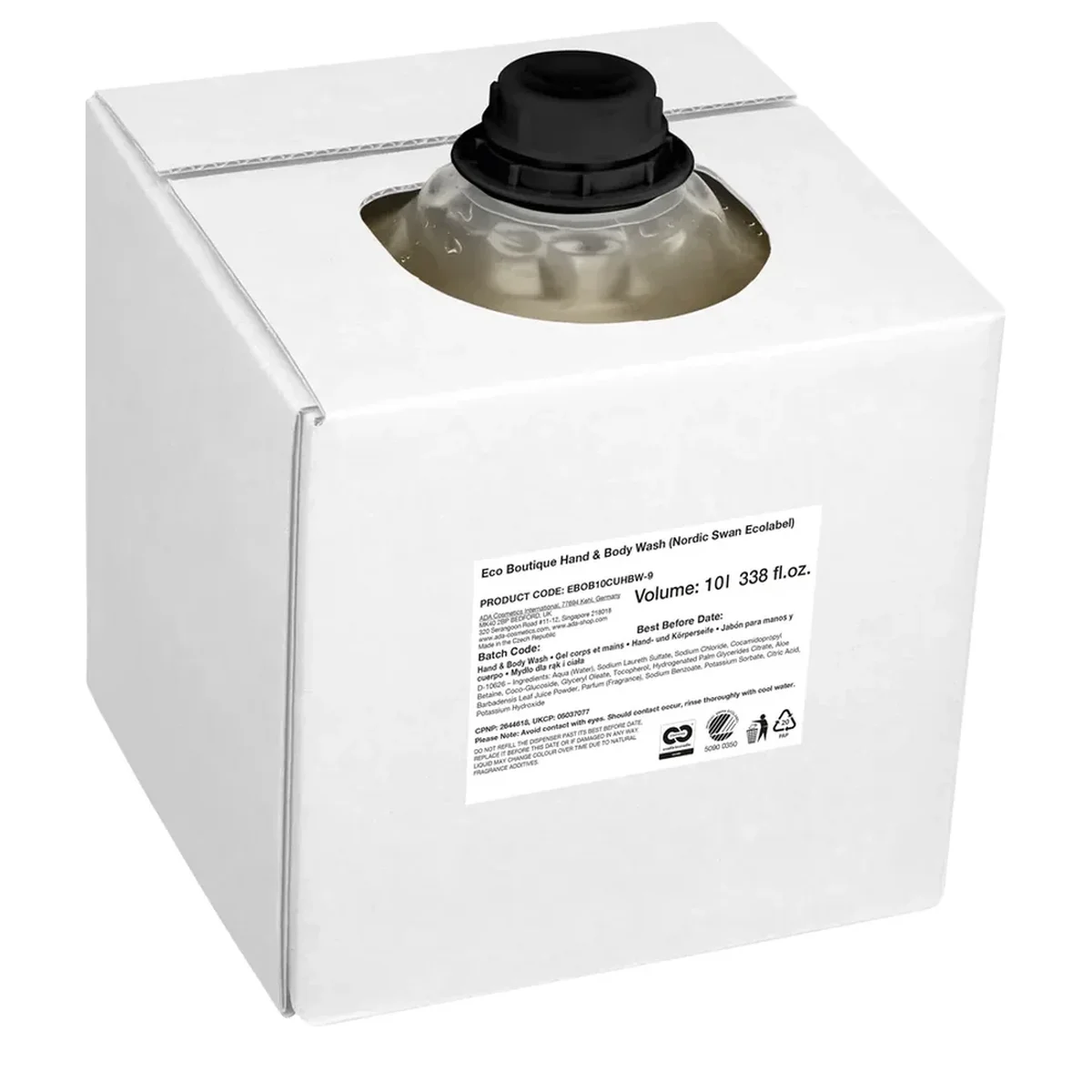 Rezervă gel de spălare mâini și corp, rezervă, 10 l