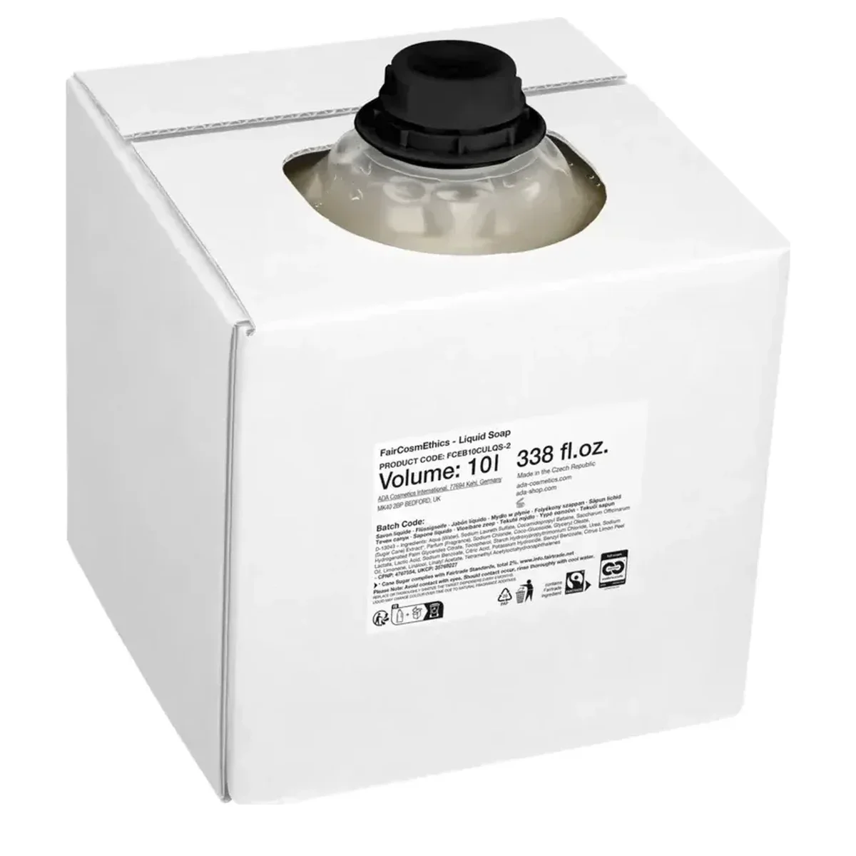 Faircosmethics Liquid Soap, Refill, 10 l