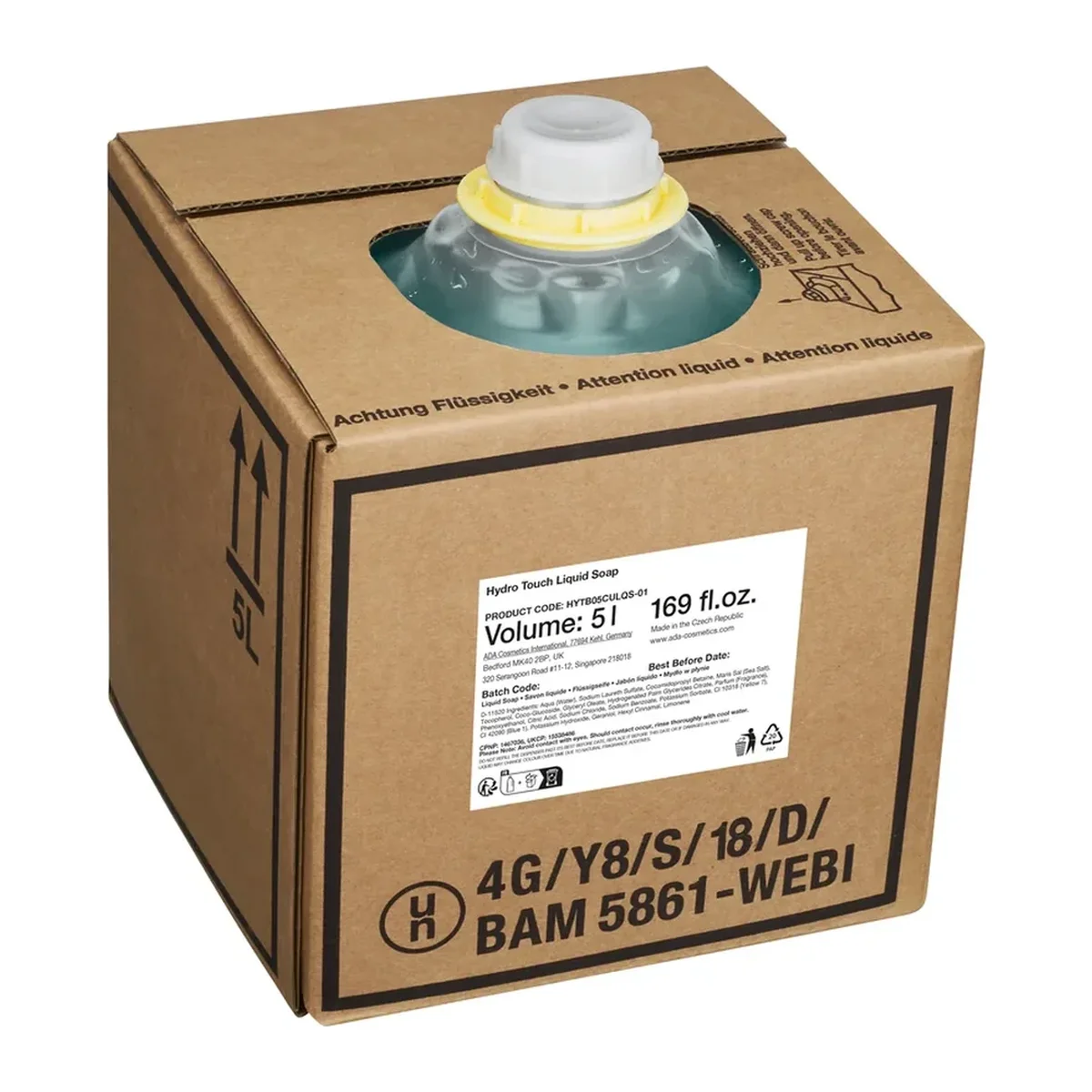 Hydro Touch Liquid Soap, Refill, 5 l