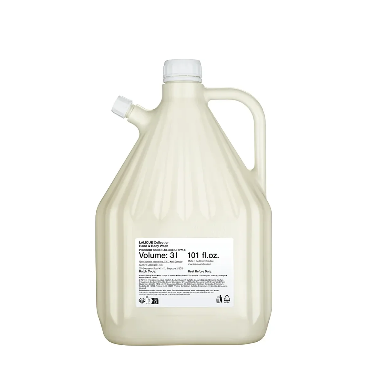Lalique Hand & Body Wash, Refill, 3 l