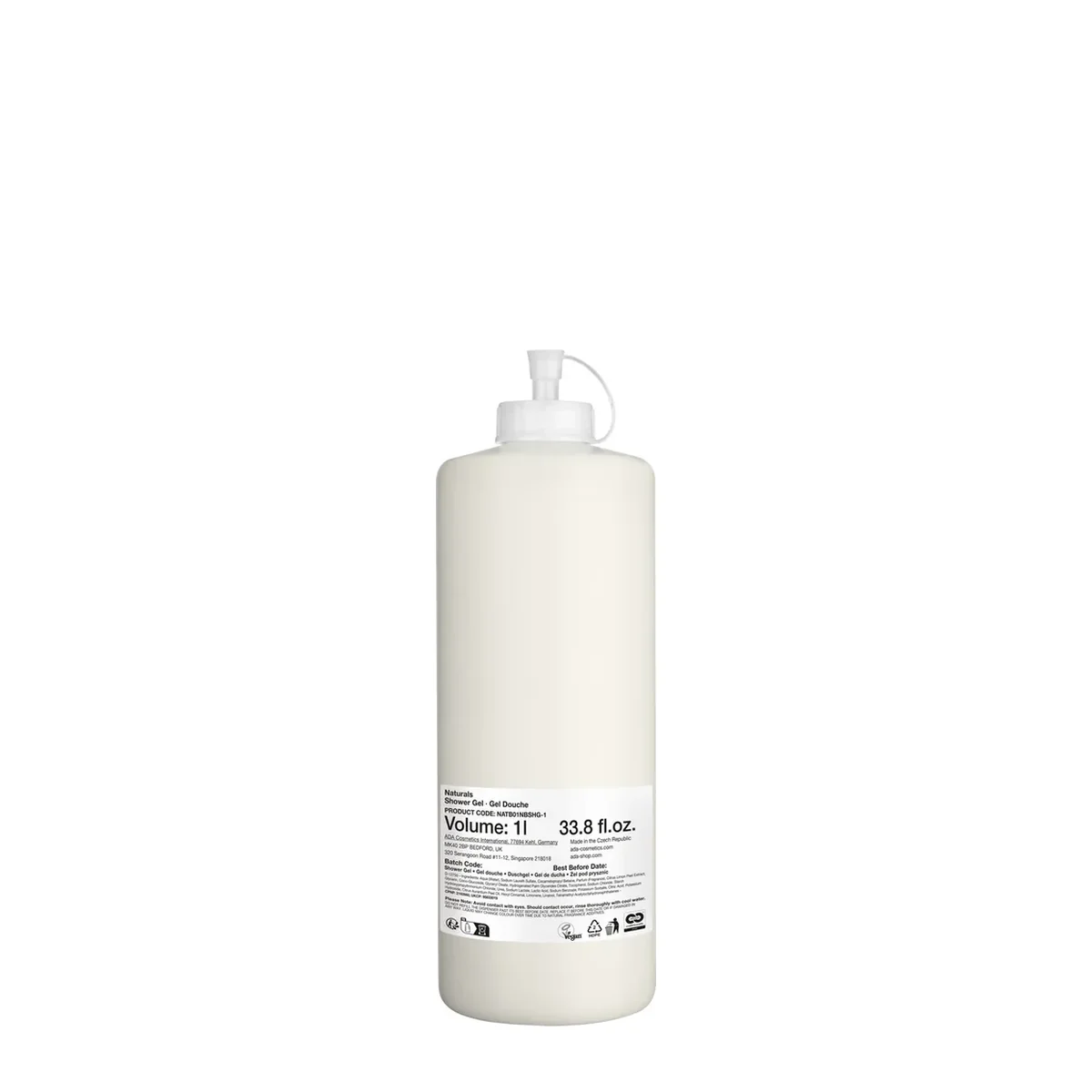 Naturals Shower Gel, Refill, 1 l
