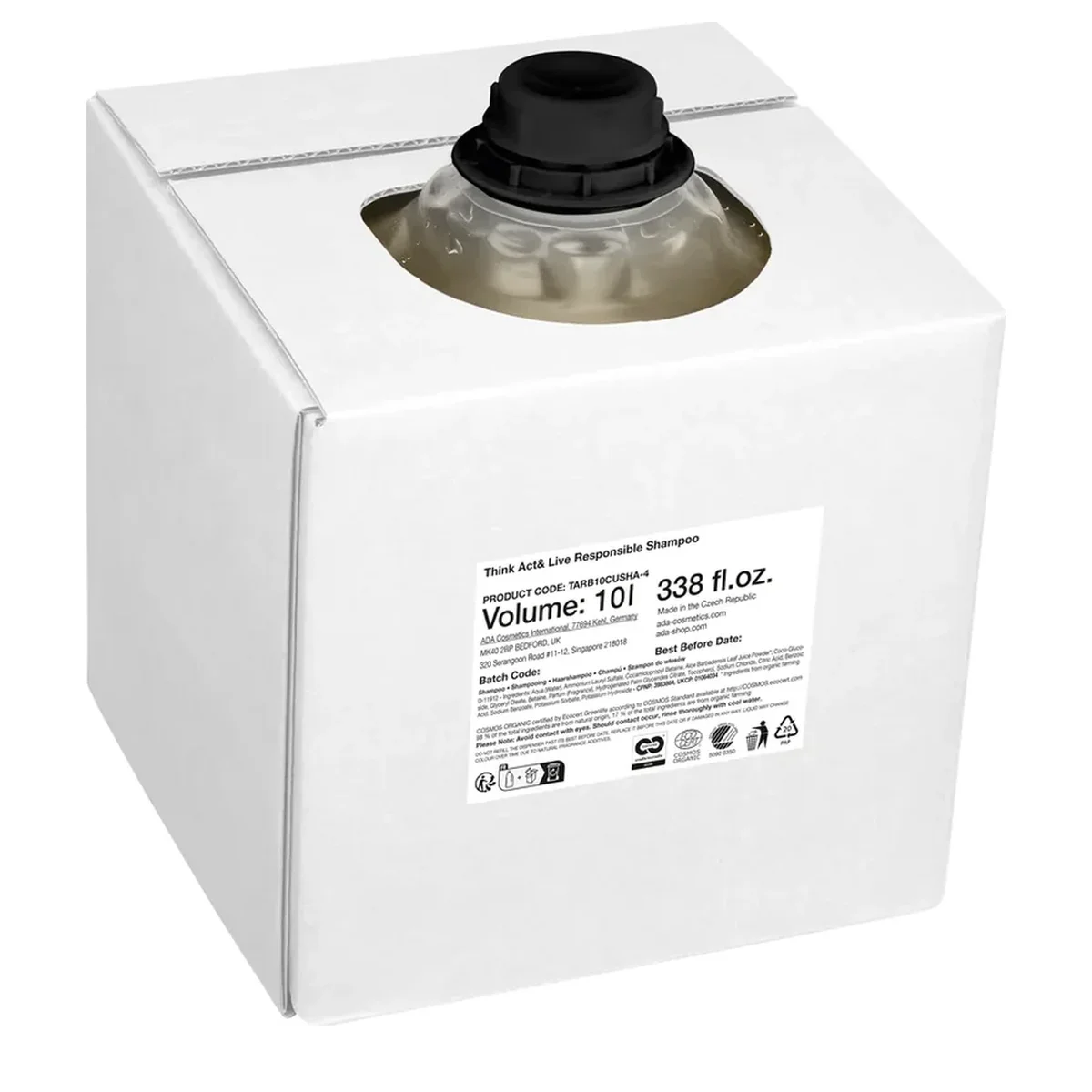 Think, Act & Live Responsible Shampoo, Refill, 10 l