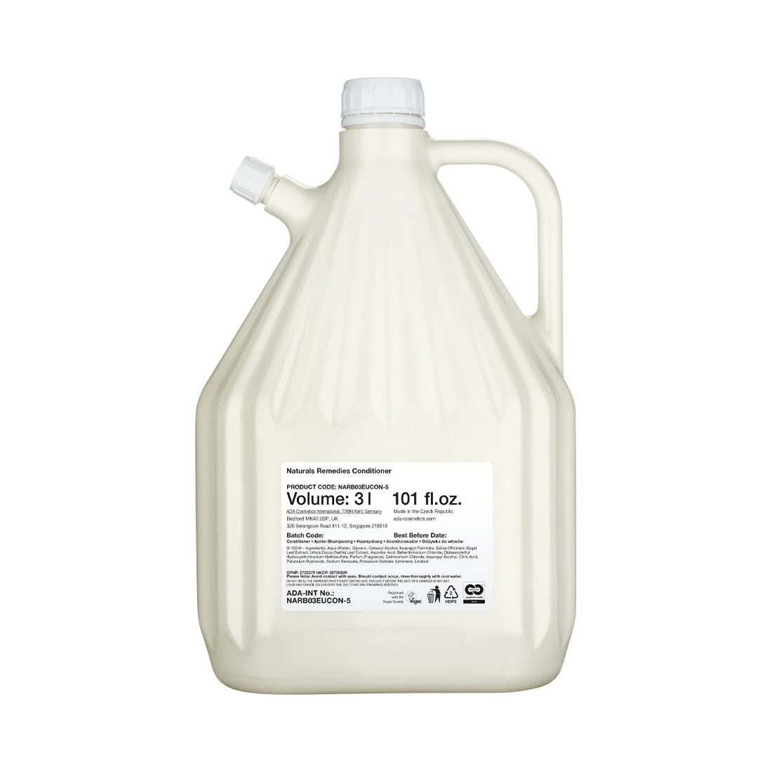 Naturals Remedies Conditioner, Refill, 3 l