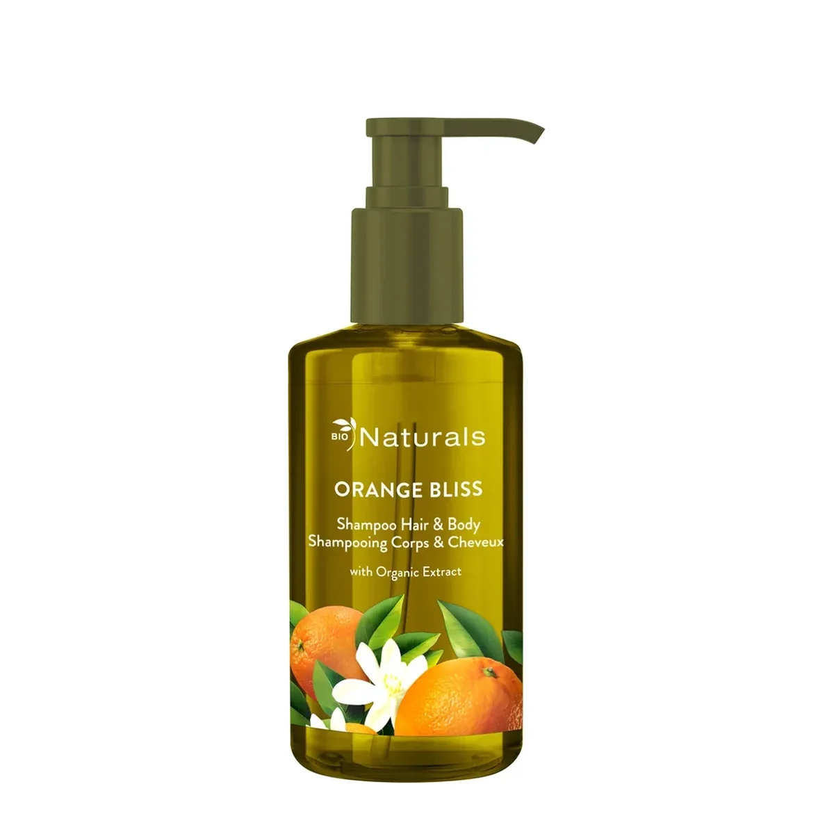 Șampon păr și corp Naturals, dozator Pump, 300 ml