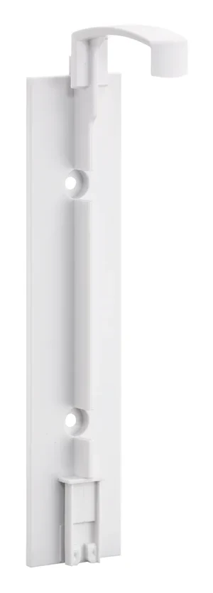 Single plastic bracket White, screw-fix — ADA Cosmetics