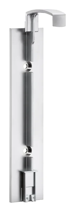Single plastic bracket Matt chrome, screw-fix — ADA Cosmetics