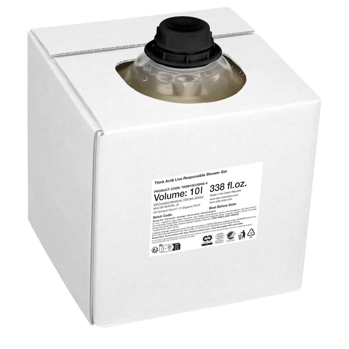Think, Act & Live Responsible Shower Gel, Refill, 10 l