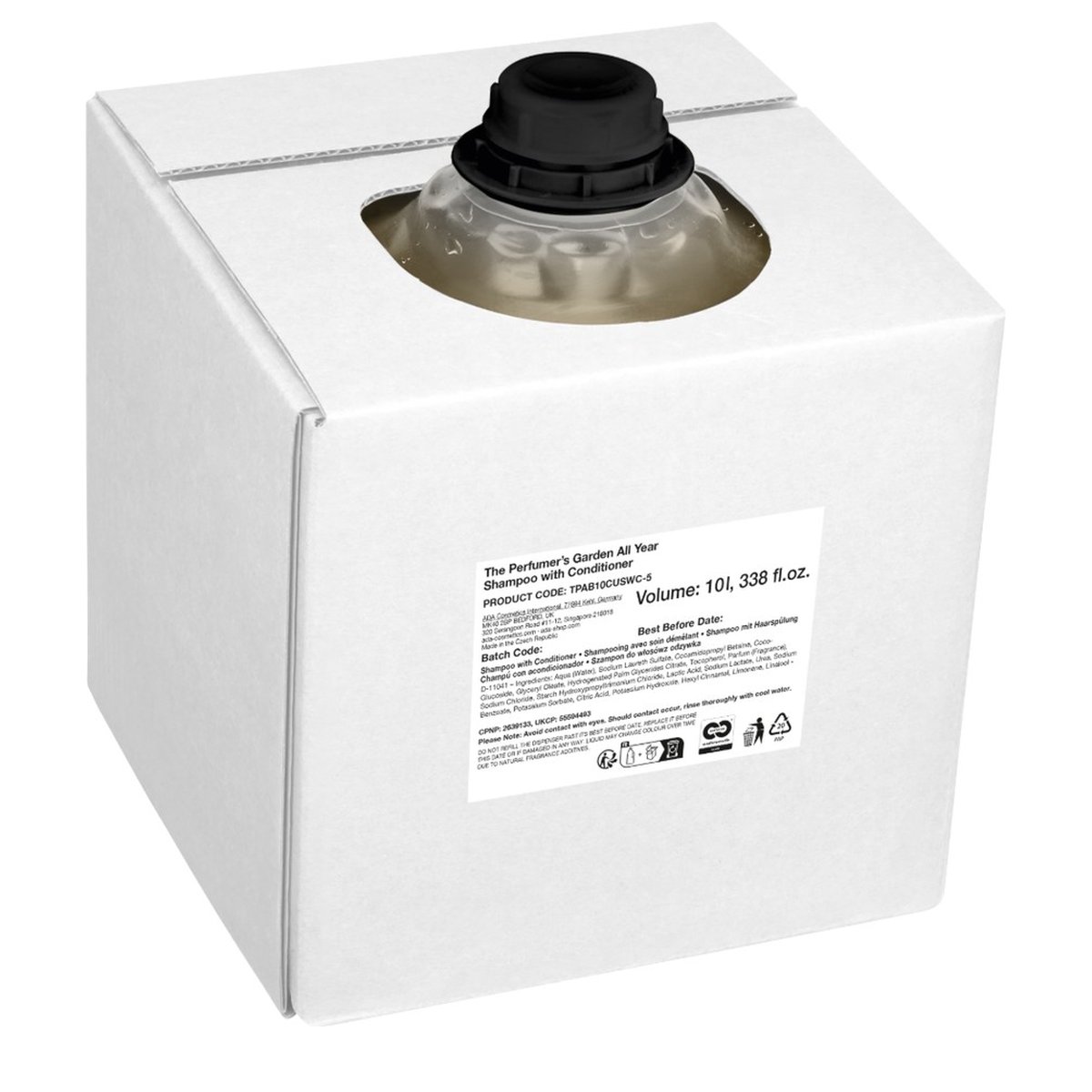 The Perfumer's Garden Shampoo with Conditioner, Refill, 10 l