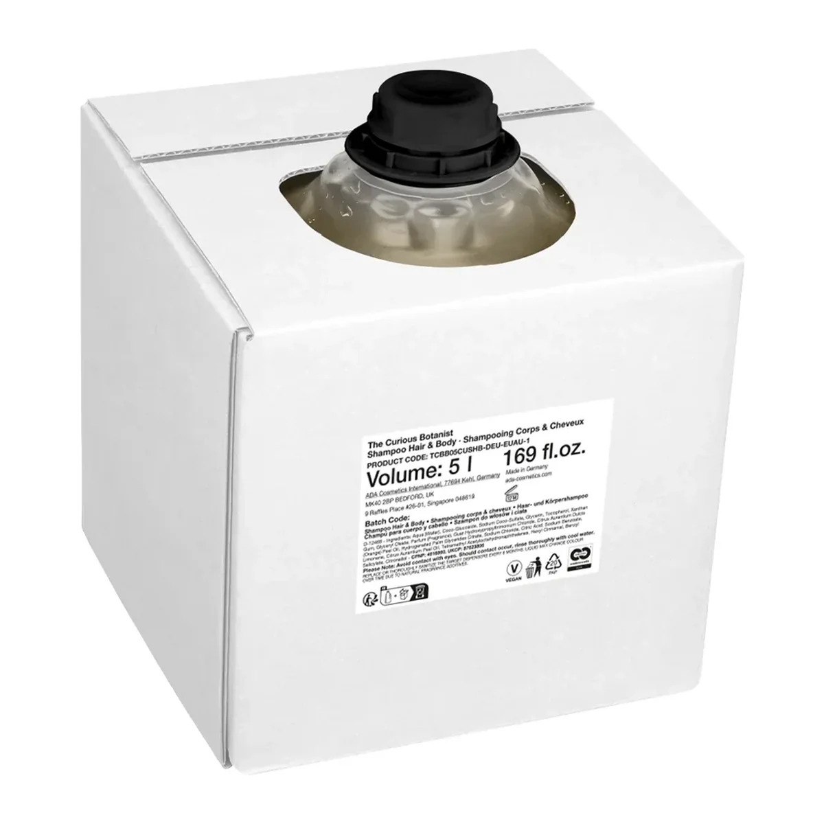 Rezervă gel 3-în-1 mâini, păr și corp, rezervă, 5 l