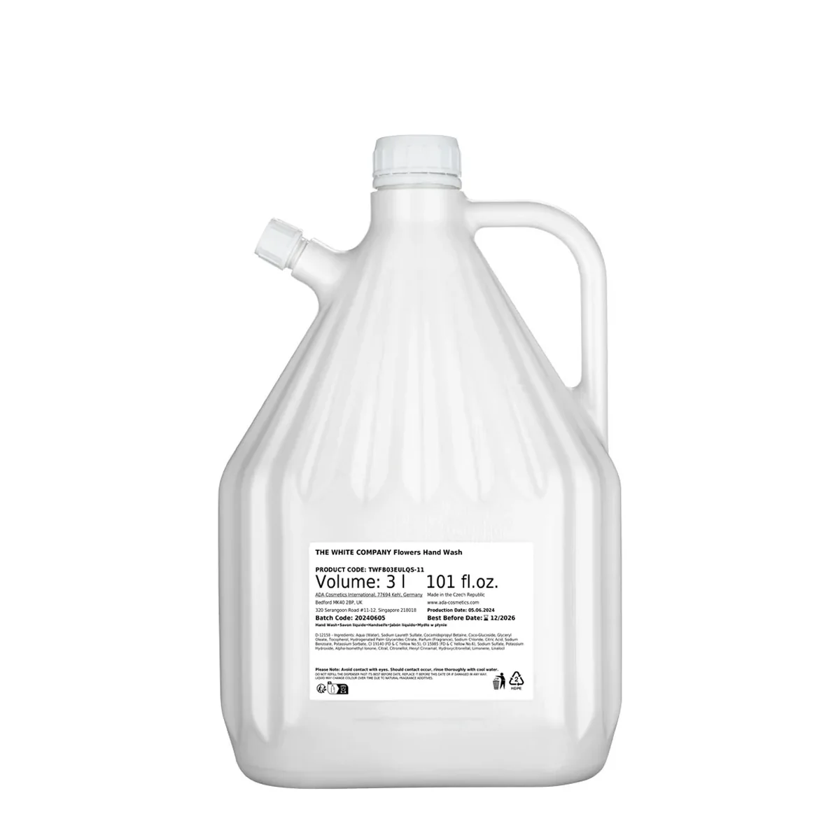 Rezervă săpun lichid Flowers, rezervă, 3 l