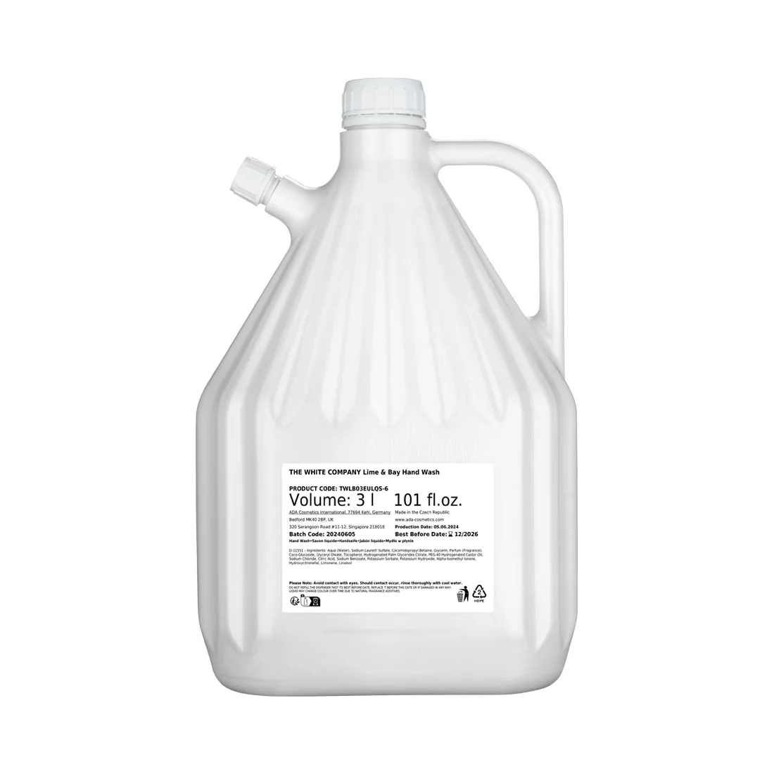 Rezervă săpun lichid Lime & Bay, rezervă, 3 l