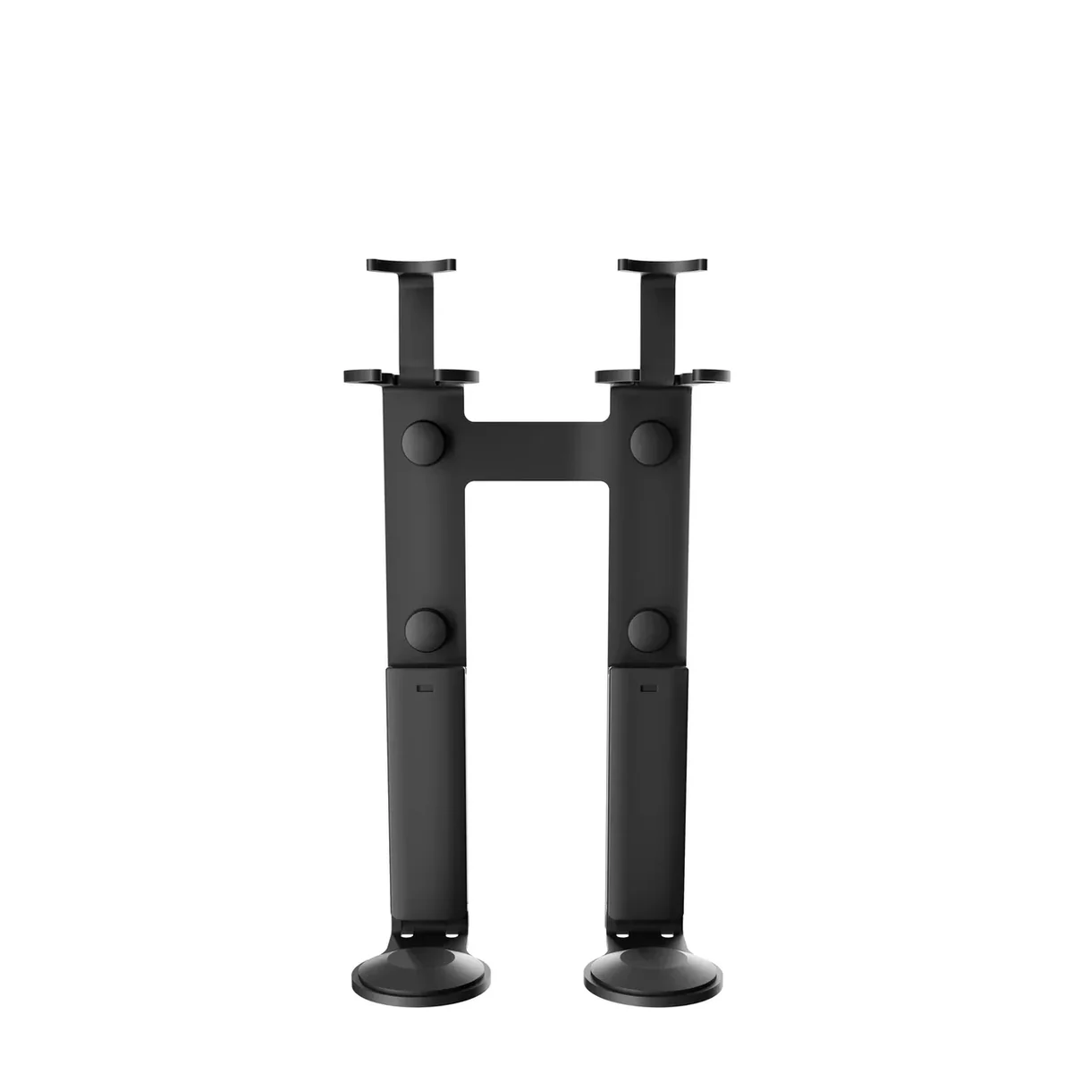 Tamper proof bracket double Chicago, rubber black — ADA Cosmetics
