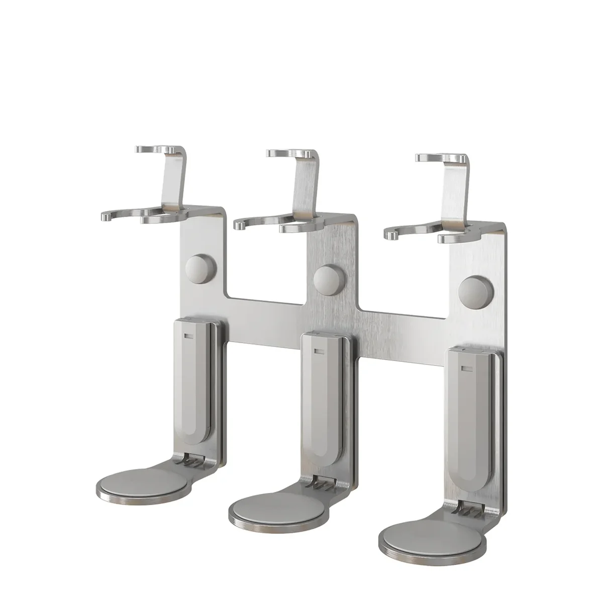 Tamper proof bracket triple, stainless steel — ADA Cosmetics