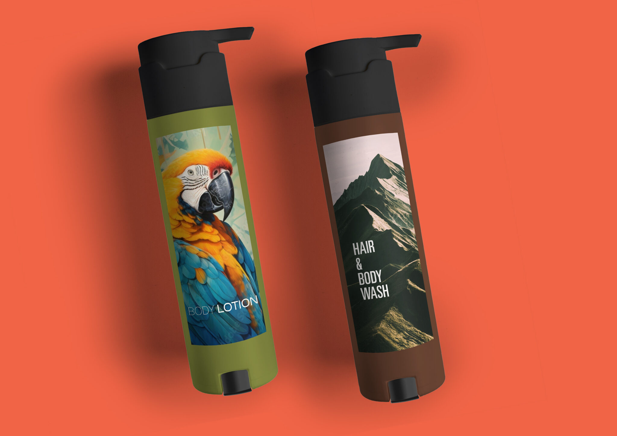ADA Atelier portfolio: customised dispensers and bottles
