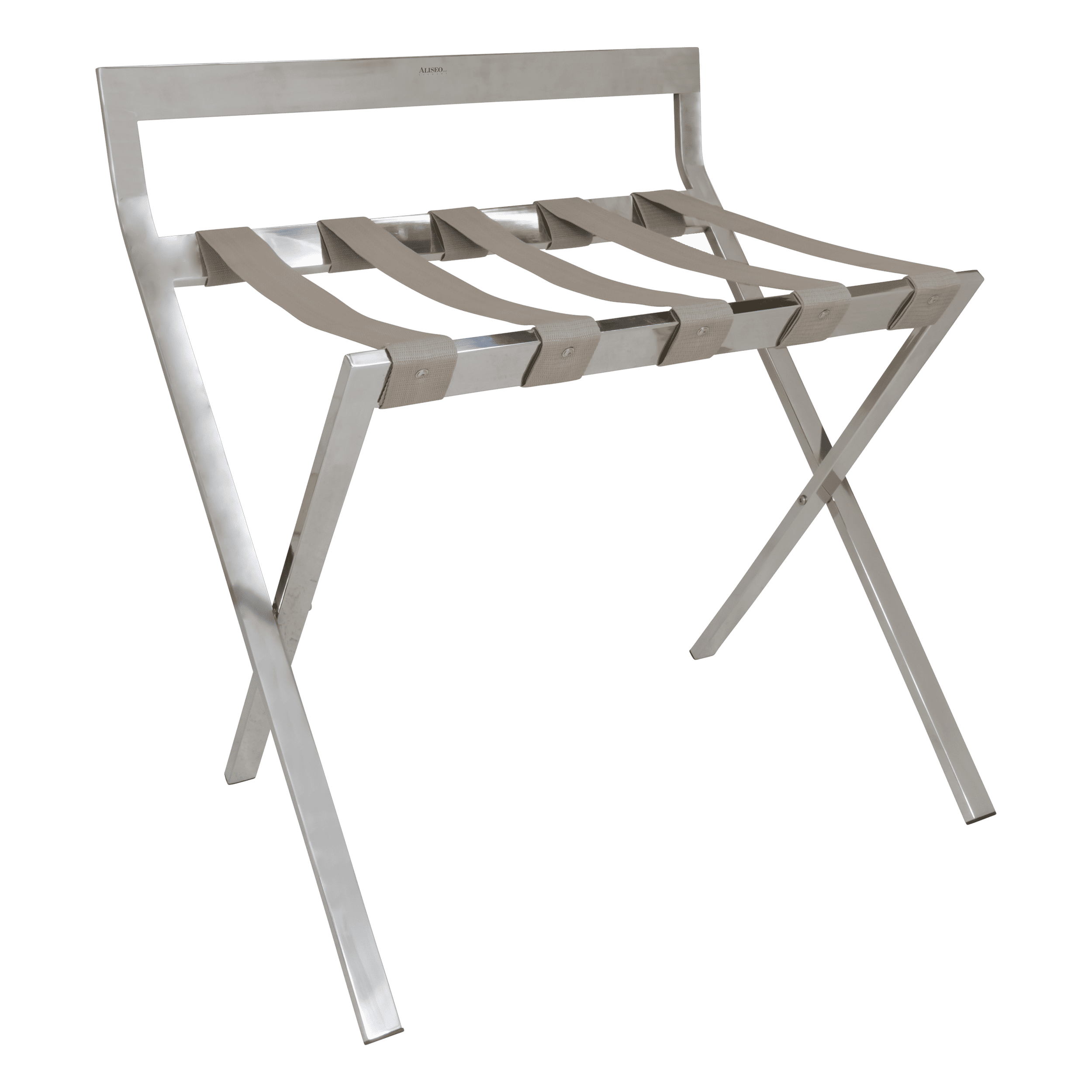 Aliseo Luggage Rack With Chrome Backrest