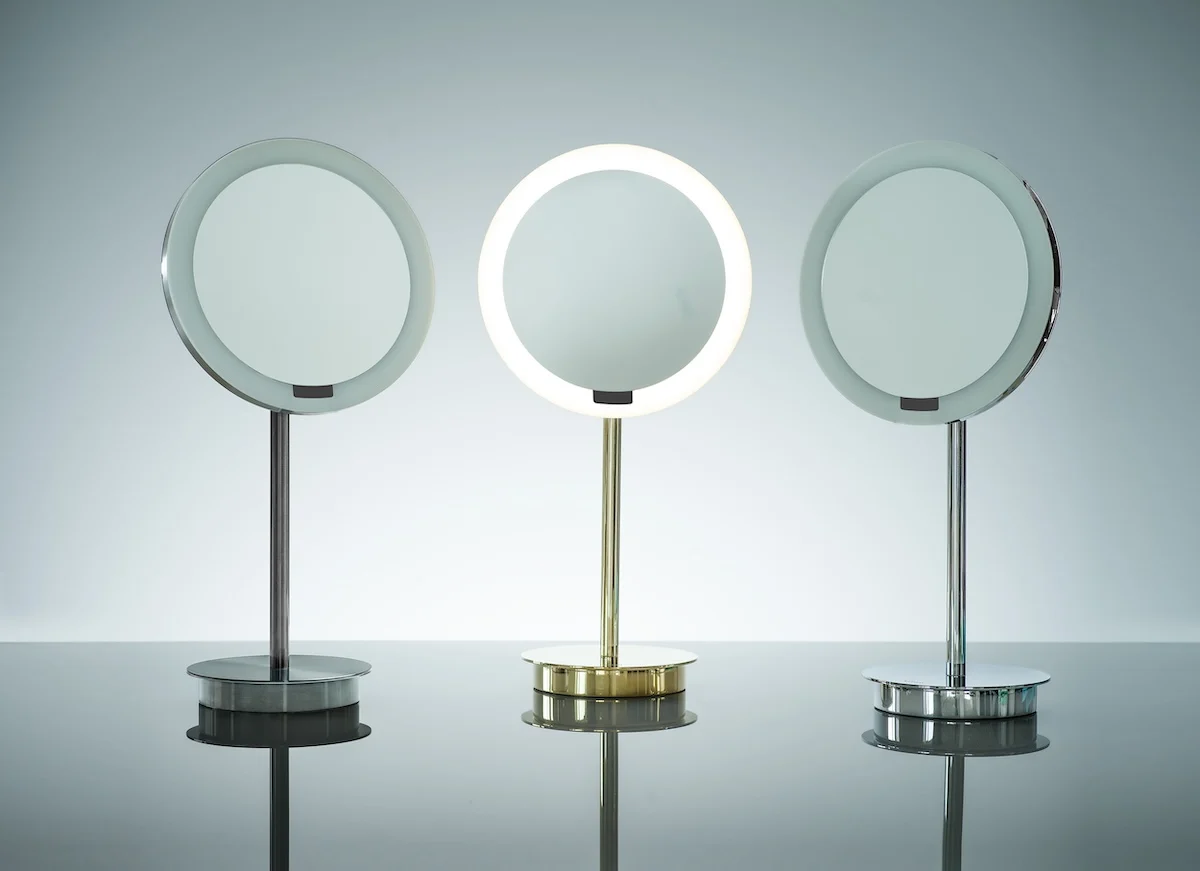 LED Interface mirror with NU finish