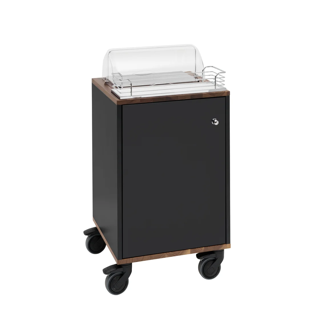 Cărucior pentru room service cu aripi rabatabile