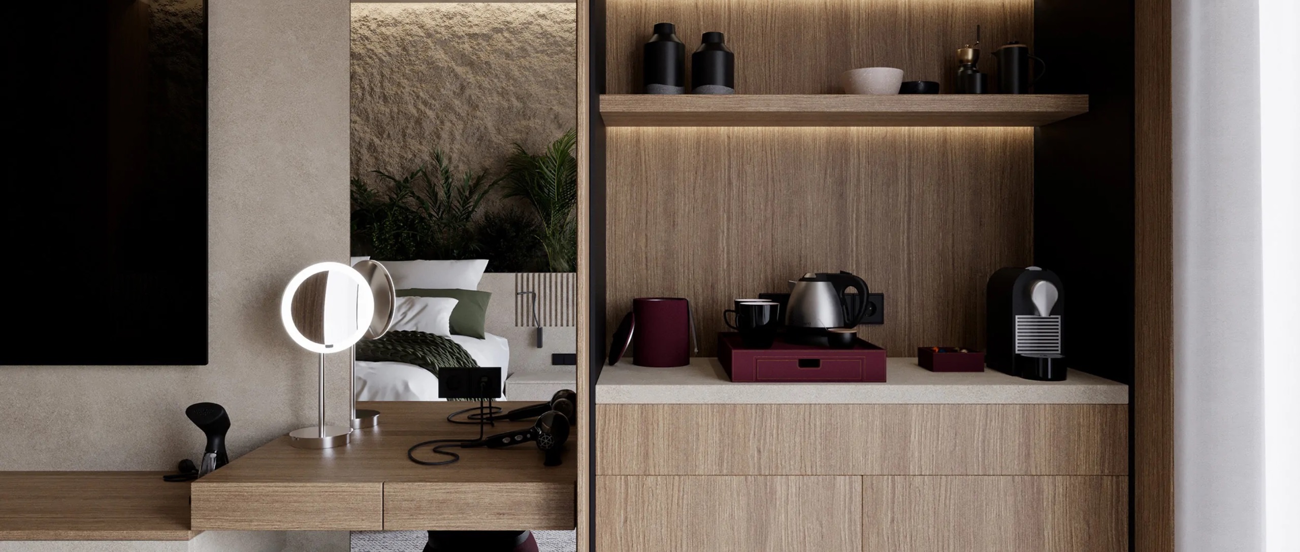 Bathroom fittings that complete the guest experience.